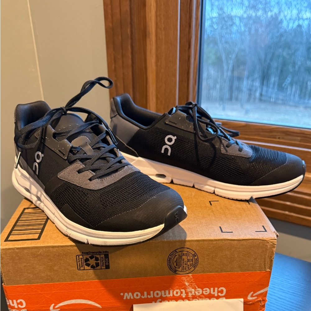 On Running Women’s Black and White Sneakers